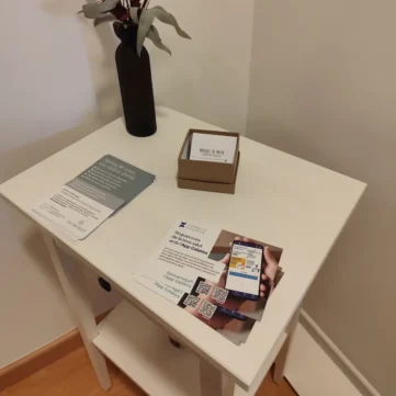 Maribel de Maya - Psic&oacute;loga - Consulta Matar&oacute; -Sala Espera